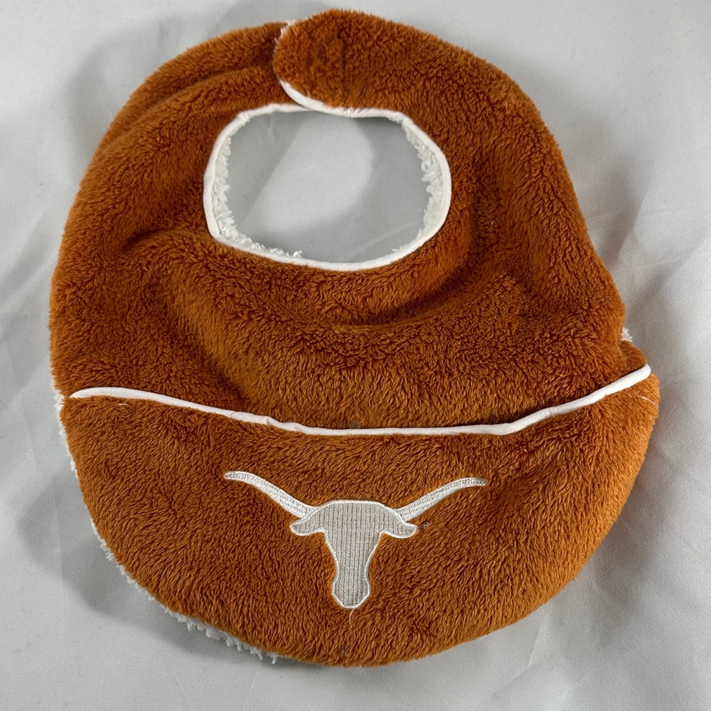 Brown Bib with White Trim